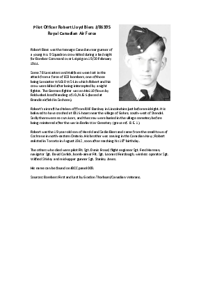 A preview of a PDF biography for Biers, Robert Lloyd